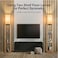 Floor Lamp Shelf with Remote Control, Dimmable &amp; 4 Colour Temperature Adjustable, 1H Timer, LED Floor Lamp with 2 USB Ports, Floor Lamps with Lampshade for Living Room, Bedroom, Office