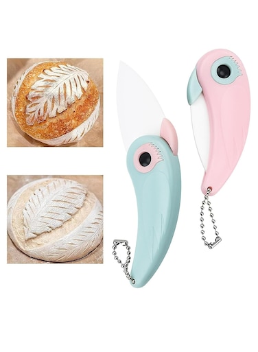 2PCS Bread Lame Slashing Tool&iuml;&frac14;&OElig;Foldable Lame Bread Cutter for Yeast Bread Baking