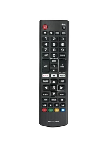 AKB75375608 Replacement Remote Control for 4K OLED Smart TVs &ndash; Compatible with Models 43UK6450PLC, 43UK6470PLC, 43UK65, 43UK65LLA, 43UK65MLA, 43UK65PLA, 43UK6510PLB, 43UK6550PLD