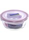 Glasslock Round Glass Food Container, Clear, Vat.Rp537