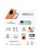 Honor X9c Dual SIM, 12GB RAM, 256GB, 5G, Sunrise Orange - Middle East Version (With Free Buds)