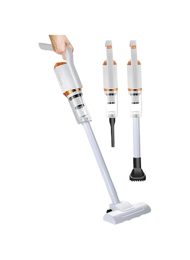 Vacuum Cleaner 3 in 1 Handheld Stick Cleaner 5M Long Cord Lightweight and Portable, White