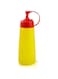 KNP Plastic Squeezer Dispenser with Red Lid 350 ml. Crafted From High Grade Material, Which Gives It A Nice Finish.