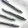 Zebra Pen F-701 Retractable Ballpoint Pen, Stainless Steel Barrel, Fine Point, 0.8Mm, Black Ink, 1-Pack