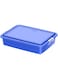 Cosmoplast 15L Lockbox Storage Box, Translucent Blue, L 51 X W 38.5 X H 11 Cm