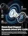 SoundPEATS Q40HD Bluetooth 6.0 Sports Neckband Headphones, Hi-Res Audio LDAC, 20 Hours Playtime, IP67 Waterproof, App Control, Dual Connection, Dynamic EQ, Find Headphones