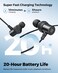 SoundPEATS Q40HD Bluetooth 6.0 Sports Neckband Headphones, Hi-Res Audio LDAC, 20 Hours Playtime, IP67 Waterproof, App Control, Dual Connection, Dynamic EQ, Find Headphones