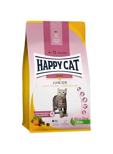Happy Cat Junior Land Geflugel (Poultry) - 1.3 KG