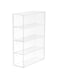 Sunomy Plastic Kitchen Pantry, Cabinet, Countertop Organizer Storage Station with 4 Drawers for Coffee, Tea, Sugar Packets, Sweeteners, Creamers, Drink Pods, Packets - 4 Sections - Clear
