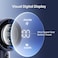 JISULIFE Portable Handheld Fan,Speed(1-100) Adjustable Turbo Mini Fan,3600mAh Battery Rechargeable Personal Fan,Digital Display,For Women Men Travel/Camping/Outdoor-Pink