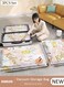 Vacuum Storage Bags with Electric Pumps without Odor,3 Pack(1 Jumbo+1 Large+1 Medium ) ,Healthy Reusable Portable Environmentally Friendly Flamingo Pattern Space Saver Bags Thickened for Clothes, Mattress, Blanket, Duvets, Pillows, Comforters, Quilt, Travel