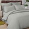 INFINI HOMES Soft 100% Microfiber Silver Duvet Cover Set with 2 Pillow Case for Home &amp; Luxury Hotel (160 X 220, 3 Pcs Set)
