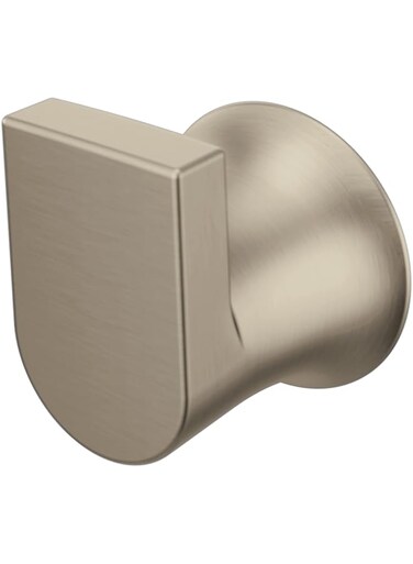 Moen Genta Brushed Nickel Modern Single Robe Hook, BH3803BN