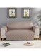 HCJNT Black Brown Waterproof Sofa Protector Cover Single/Twin/Triple Seater Sofa Slipcovers Anti-Skid Dirt-Proof Pet Dog Cushion Mat,3-seat 190 by 195cm