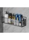 Punch-Free Wall-Mounted Organizer - No-Drill Installation, Multi-Purpose Storage Rack for Bathroom, Kitchen, Pantry - Space-Saving Shelf - Modern Home Organization Solution