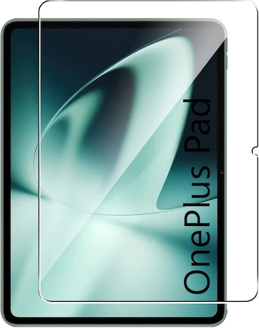 Tempered Glass for OnePlus Pad Screen Protectors [No Bubbles] [9H Hardness] [HD] [Scratch Resistant] Protector Film Tempered Glass Film For OnePlus Pad 11.61" -Transparent (1)