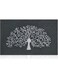 Welcome Doormats， Large Welcome Mat Outside, Outdoor Mats for Inside Front, Tree of Life Doormats, Heavy Duty Non slip for Entryway, Hallway Kitchen Easy to Clean Rubber Matting (Black)
