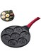 Mini Pancake Maker for Kids Nonstick Waffle Maker Breakfast Pan Egg Cooker Pan Egg Skillet Mini Pancakes Pan 7 Hole Cartoon Animal Pattern PFOA FreeCompatible fried egg pan 10.5 In for All Cooktops