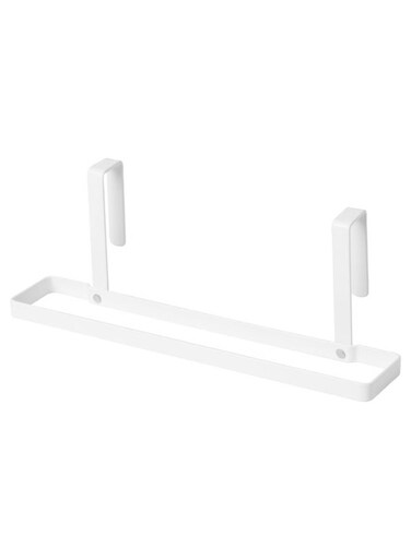 Clip-On Towel Rack for Cabinet Door - White