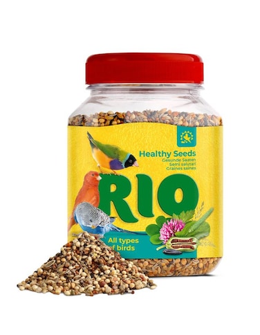 RIO Healthy Seeds Natural Treat for All Birds &ndash; Nutritious Mixed Seeds Snack 240g
