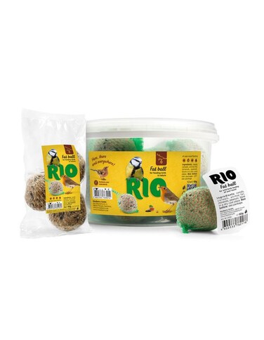 RIO Fat Balls for Feeding Wild Birds &ndash; High-Energy Outdoor Bird Treats 3&times;90g