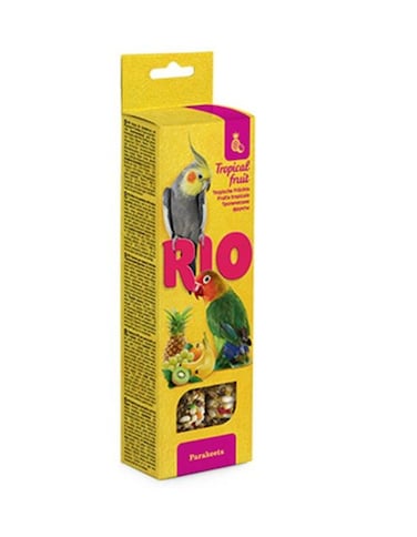 RIO Sticks for Parakeets with Tropical Fruit &ndash; Nutritious Treats 2&times;75g