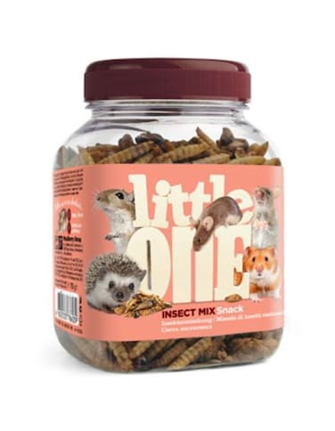 Little One&trade; Insect Mix Snack for Small Pets 75g &ndash; High-Protein Natural Treats