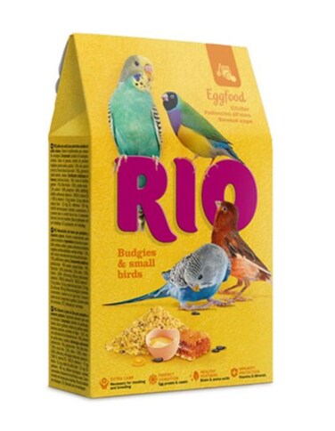 RIO Eggfood for Budgies &amp; Small Birds &ndash; Nutrient-Rich Supplement 250g
