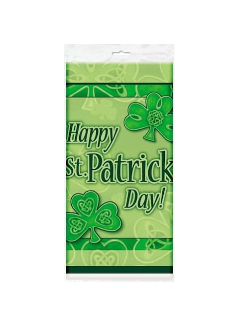 Unique St. Patrick&#39;S Day Clover Plastic Tablecover
