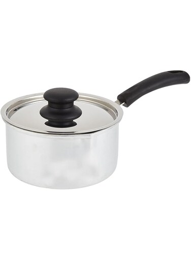 Raj Aluminium Saucepan Matt Finish, 19.5 Cm ,RKSP08, Tea Pan , Rice Pan , Sauce Pan , Milk Pan , Coffee Pan
