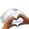 Global Fashion 2-in-1 UV/LED Nail Dryer Lamp &ndash; 72W, Double Light Source, Digital Display, Long-Lasting LEDs, Eye Care, Spacious for Hands &amp; Feet, Suitable for Gel Polish-L1011 (Silver)