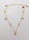 Lily's Style Gold Plated Multi Circle Necklace
