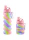 Bolivia's Silicone Collapsible Water Bottles, Leak Proof BPA Free Foldable Water Bottle, Collapsible Cups for Traveling Camping Hiking Kids, Reuseable Expandable Silicone Collapsible Cup