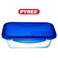 Pyrex Cook&amp;Go 1.7L Rectangle Storage Dish with Airtight Lid - Versatile Freezer-to-Oven Solution