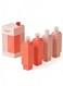 Travel Bottles Set 4 PCS Refillable Leak Proof Cosmetic Containers with Storage Case, Reusable Toiletry Bottles for Shampoo Lotion Conditioner TSA Approved