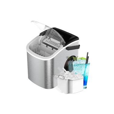 Portable Ice Cube Maker Up to 12 Kg/24 Hours with Self Cleaning