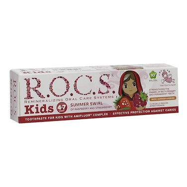 R.O.C.S. Kids 4-7 Summer Swirl Toothpaste 35ml