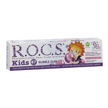 R.O.C.S. Kids 4-7 Bubble Gum Toothpaste 35ml