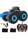 Fitto Remote Control Monster Truck with Big Foam Wheels, Indoor Play RC Car For Boys 6-10 Years Old, Blue