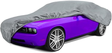 Car Cover XL &ndash; Protection for Sedan &amp; SUV from UV, Rain, Snow, Dust, Debris, Pollen, Tree Sap &amp; More (Gray, See Size Chart)