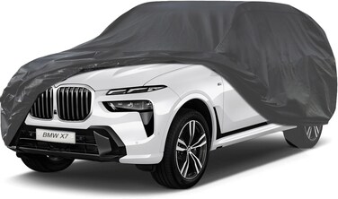 غطاء سيارة SUV بي إم دبليو X7 2018–2025 – متعدد الطبقات، مقاس مخصص، مقاوم للماء، حماية لجميع الأحوال الجوية