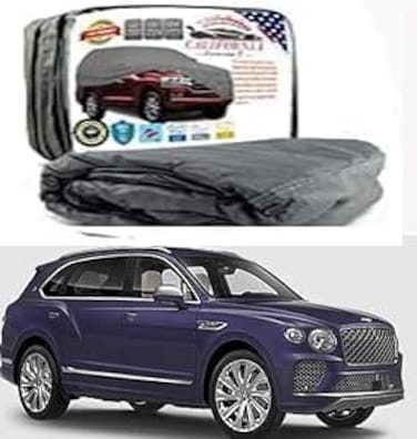 غطاء سيارة بنتلي بنتايجا EWB – مقاوم للماء والرياح والأشعة فوق البنفسجية، حماية لجميع الأحوال الجوية