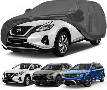 Car Cover &ndash; Fits Murano, Blazer, Dodge Journey &ndash; All-Weather, Waterproof, Dust &amp; UV Resistant