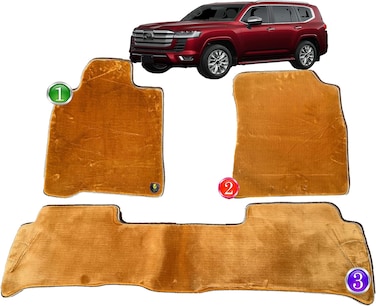 Car mat Plush carpet super soft floor mat Land Cruiser 200 VXR Floor Mats