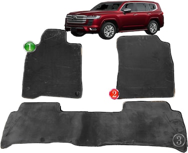 Car mat Plush carpet super soft floor mat Land Cruiser 200 VXR Floor Mats