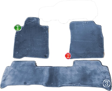 Car floor Mats Universal Fit uaeWeather Durable &amp; Easy Clean