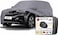 Hatchback Car Cover Waterproof Breathable, Heavy Duty Outdoor Car Cover Sun Rain Dust Protection With Zip, Universal Fit For Ford Focus, BMW 1 Serier,Opel Astra, Citroen C4,etc.grey