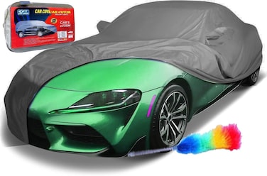 Car Cover for 2020-2025 Toyota GR Supra, Waterproof All Weather Rain Snow UV Sun Protector