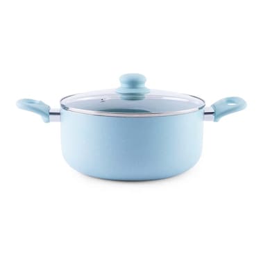 Home Wilson Cooking Pot With Lid Dia24cm - Blue