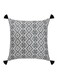 East Decorative Pillow - 450 Gram of Pollyester Jacquard Bedroom Or Living Room Decoration Graphite Grey 45 x 45cm